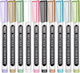 H&S Set of 10 metallic markers H&S, with paint, high-quality felt tip, for painting, drawing, coloring Vopsea Specială pentru Craft pentru Sticlă