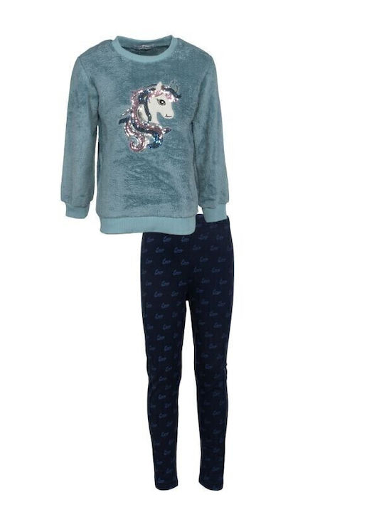 Kinder Sweatpants Set - Jogginganzug Bay Leaf Mint 2Stück