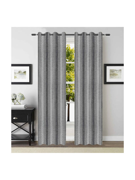 Vasilas Home Vasilas Home Vorhänge Mit Grommet Grau 140x270cm