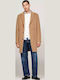 Ανδρικό Παλτό Καμηλό