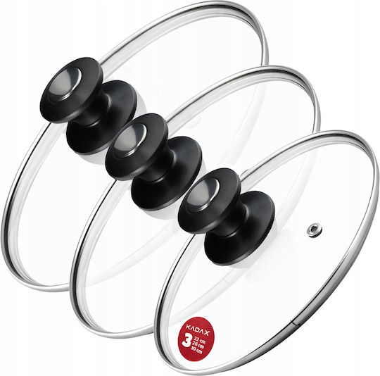 Kadax Kochgeschirrdeckel Für Glas-Topf 30cm 3Stücke 31570