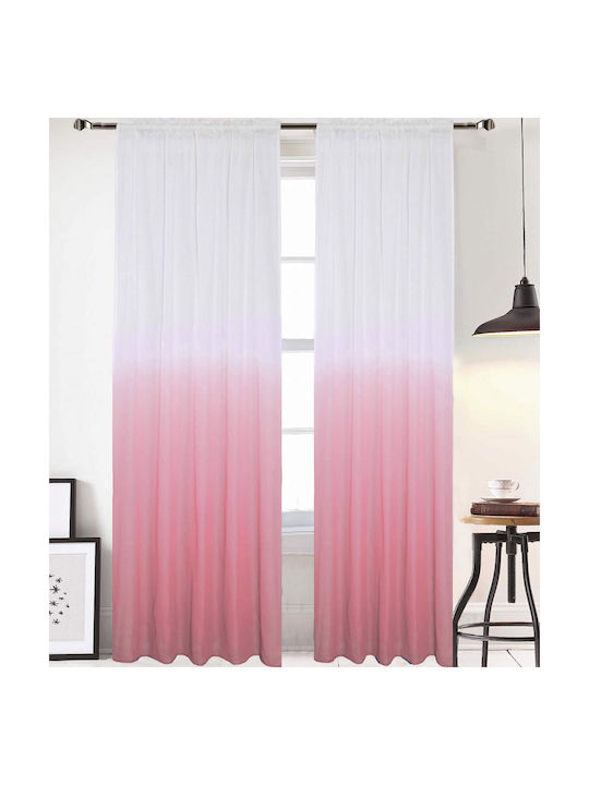 Vasilas Home Perdea Cu Coafură Roz 140x270cm