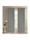 Vasilas Home Перде с Копчета Сиво 140x270см