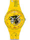 Swatch Swatch Women's Watch with Yellow Rubber Strap