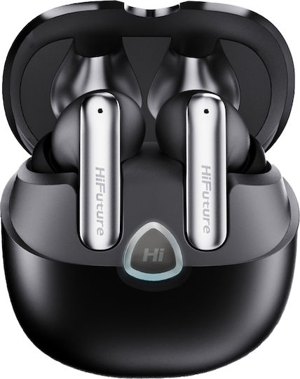 HiFuture Sonicair In-ear Bluetooth Handsfree Ακουστικά με Αντοχή στον Ιδρώτα και Θήκη Φόρτισης Μαύρα