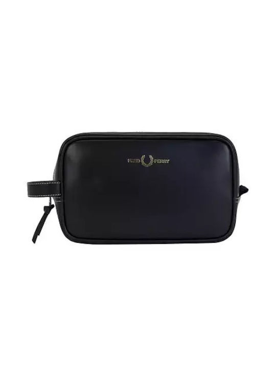 Fred Perry Herren Necessaire in Schwarz Farbe 23cm