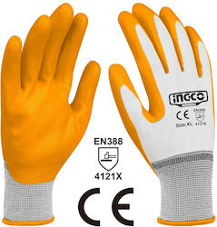 Ingco Gloves for Work Nitrile 1pcs