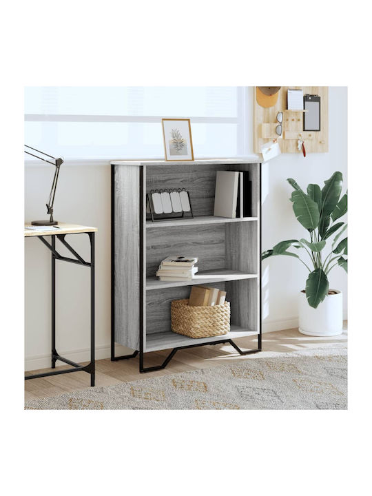 Grey Sonoma Bookcase 80x31x106cm