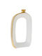 Zen Collection Decorative Vase White 19x6.5x34.5cm