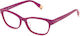 Furla Plastic Eyeglass Frame Pink VFU670 09M3