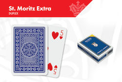 Dal Negro St Moritz Laminated Playing Cards Regular Blue