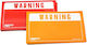 Montana Warning Sticker Red & Yellow