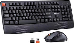 Meetion MT-C4130 Kabellos Tastatur & Maus Set Englisch US