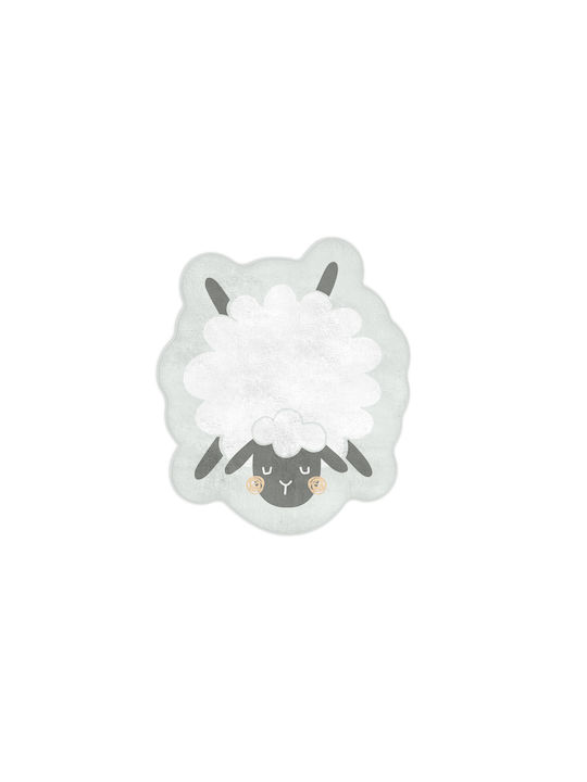 Kikka Boo Sleepy Sheep Kinder Teppich Weiß 90x90cm