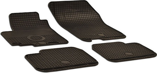 Umbrella Set Covorașe Față și Spate 4buc din Furtun pentru Fiat Sedici Suzuki SX4 / SX4 S-Cross / Rapid 2006+ Negre