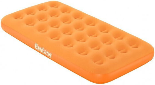 Bestway Inflatable Sleeping Mattress Children's Single with Built-in Pump 158x89x18εκ. Orange