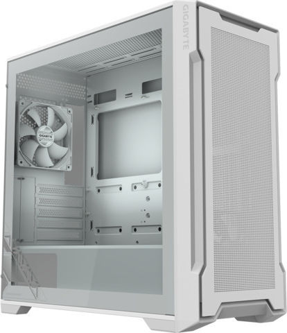 C102 Glass Midi Tower Computer Case Ice