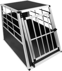 Large Gray Dog Wire Cage