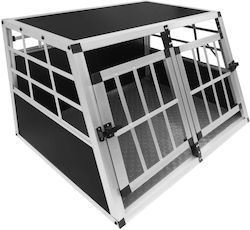 Small Gray Dog Wire Cage