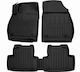 Umbrella Set of Front and Rear Mats 2pcs for Opel Zafira Tourer 2011-2019 Black