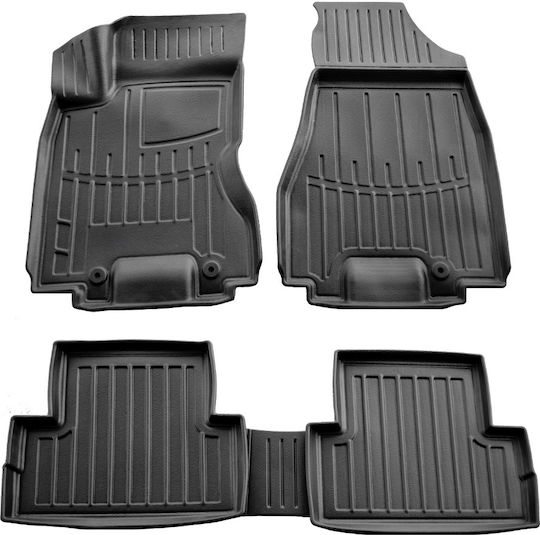 Umbrella Set Covorașe Față și Spate 2buc din Furtun pentru Nissan X-Trail 2007-2014 Negre