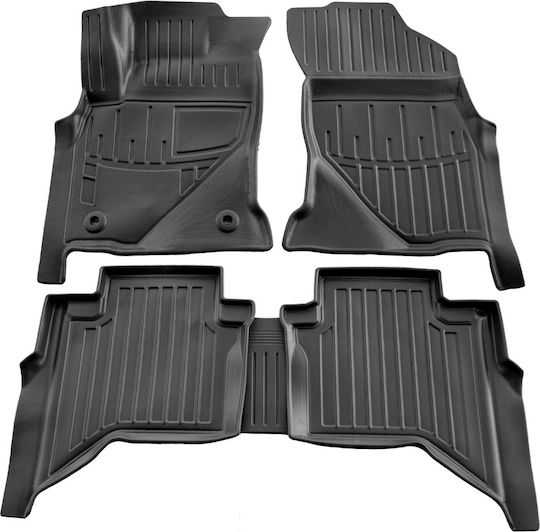 Umbrella Set Covorașe Față și Spate 2buc din Furtun pentru Toyota Hilux 2015+ Negre