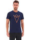Αθλητικό T-shirt Navy