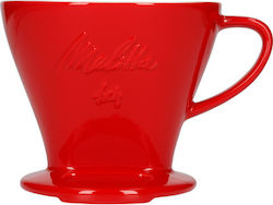 Melitta Porzellan Kaffeefilter 1x4 Rot Melitta Porzellan Kaffeefilter 1x4 Rot