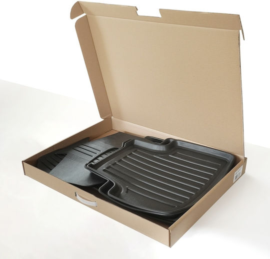 Umbrella Set Covorașe Față și Spate 4buc din Furtun pentru Renault Kangoo 2008-2020 Negre