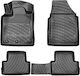 Umbrella Set Covorașe Față și Spate 4buc din Furtun pentru Nissan Qashqai 2006-2013 Negre
