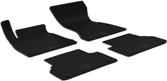 Umbrella Set Covorașe Față și Spate 4buc din Furtun pentru Audi A4 / A5 2015-2024 Negre