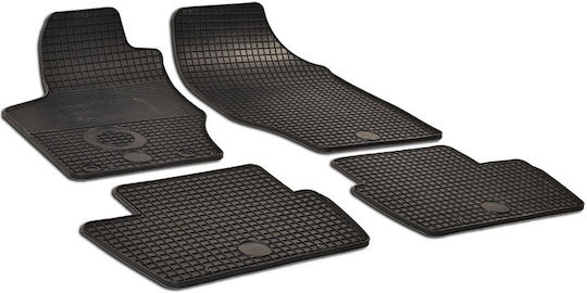 Umbrella Set Covorașe Față și Spate 4buc din Furtun pentru Peugeot 307 Citroen C4 2001-2007 Negre