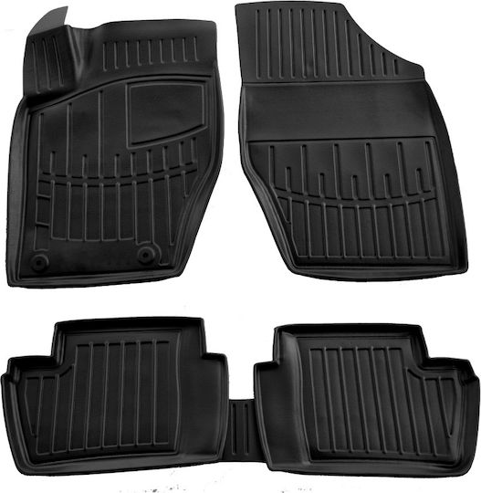 Umbrella Set Covorașe Față și Spate 4buc din Furtun pentru Peugeot 307 2001-2008 Negre