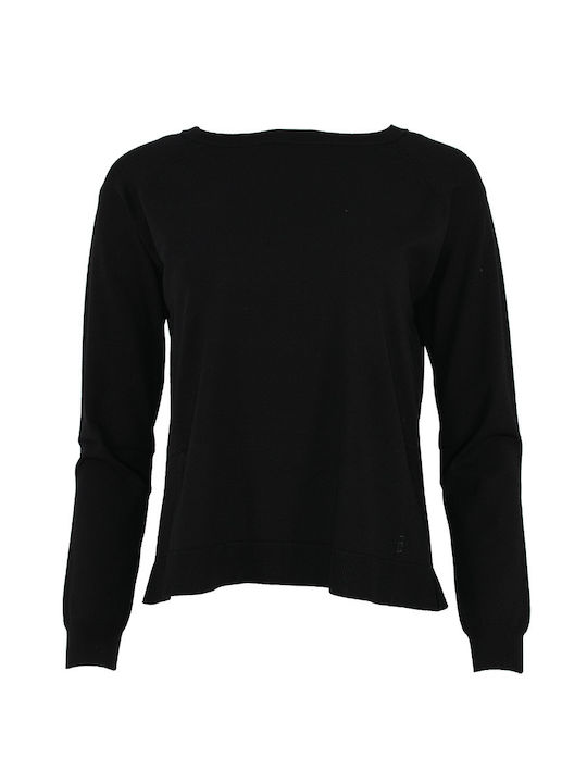 IBlues Women's Long Sleeve Sweater black