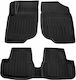 Umbrella Set Covorașe Față și Spate 4buc din Furtun pentru Peugeot 207 2006-2012 Negre