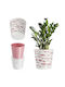Kadax Flower Pot Plastic Planter Insert Plants 15 Cm Pink