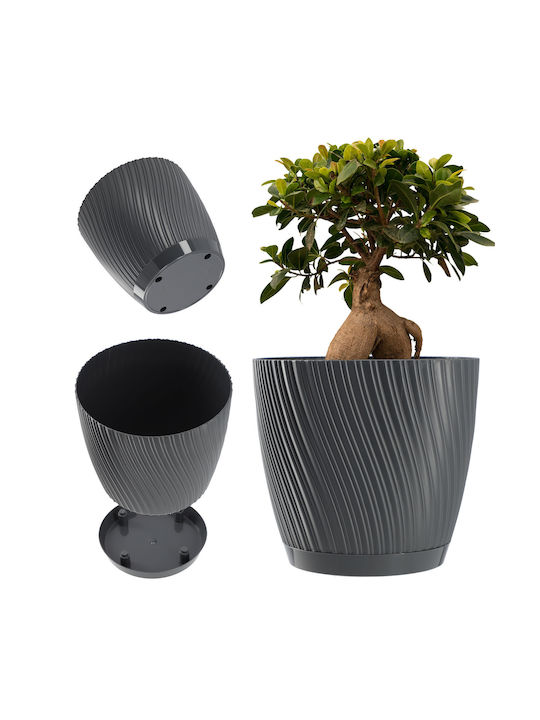 Kadax Untersetzer 13cm Kunststoff Grau