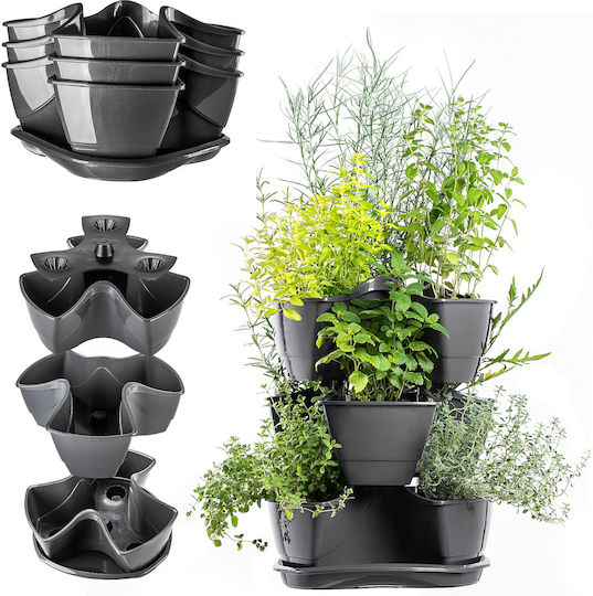Kadax Triple Cascade Planter Pot Kadax Triple Cascade Planter Pot