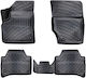 Umbrella Set Covorașe Față și Spate 4buc din Furtun pentru Porsche Ardei iute 2003-2010 Negre