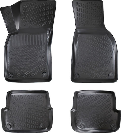 Umbrella Set Covorașe Față și Spate 4buc din Furtun pentru Citroen C6 Audi A6 2004-2011 Negre