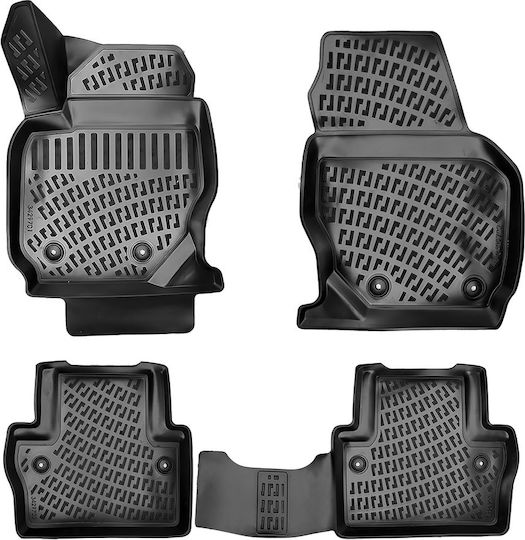 Umbrella Set Covorașe Față și Spate 4buc din Furtun pentru Volvo S80 2006-2016 Negre