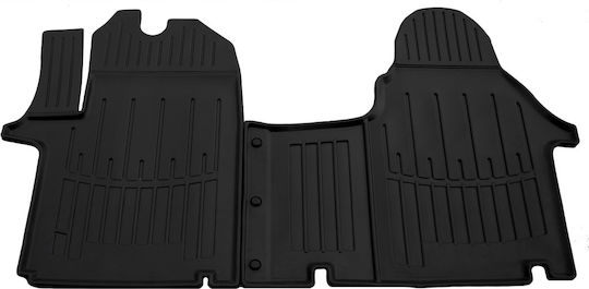 Umbrella Satz Vorder- und Hintermatten 4Stück aus Gummi für Renault Verkehr 2001-2014 Schwarz