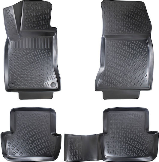 Umbrella Set Covorașe Față și Spate 4buc din Furtun pentru Mercedes-Benz Clasa B 2011-2018 Negre
