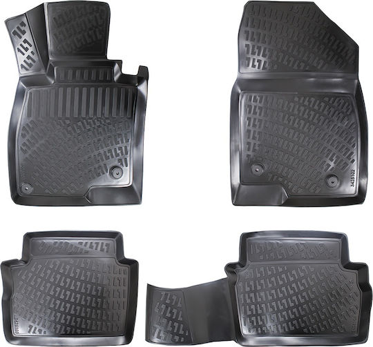 Umbrella Set Covorașe Față și Spate 4buc din Furtun pentru Mazda 3 2013-2018 Negre
