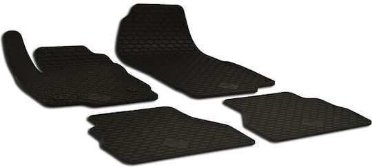 Umbrella Satz Vorder- und Hintermatten 4Stück aus Gummi für Ford B-Max 2012+ Schwarz