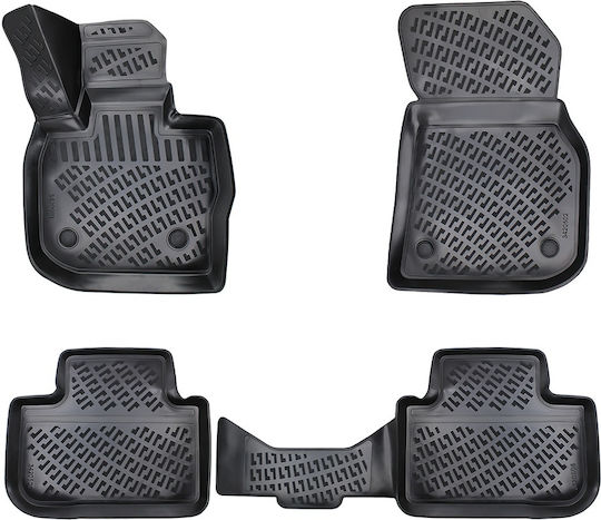 Umbrella Set Covorașe Față și Spate 4buc din Furtun pentru BMW X4 2018+ Negre