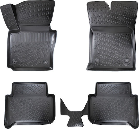 Umbrella Set Covorașe Față și Spate 4buc din Furtun pentru Volkswagen Turul 2003-2015 Negre