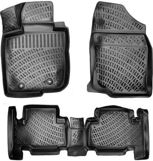 Umbrella Set Covorașe Față și Spate 4buc din Furtun pentru Toyota RAV 4 2005-2012 Negre