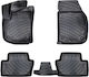 Umbrella Set Covorașe Față și Spate 4buc din Furtun pentru Opel Zafira 2005-2014 Negre