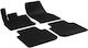 Umbrella Set Covorașe Față și Spate 4buc din Furtun pentru Seat Tarraco Skoda Kodiaq Volkswagen Tiguan Allspace 2017+ Negre